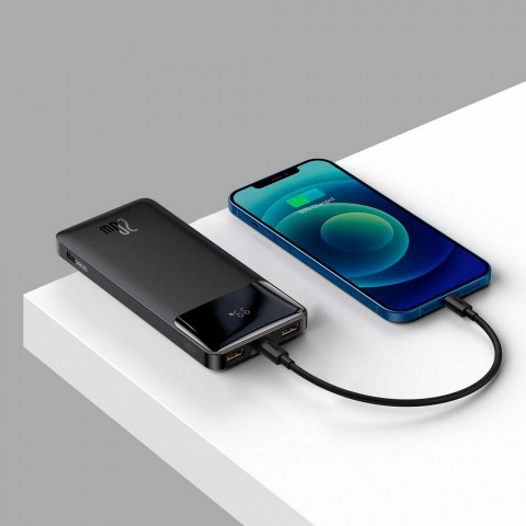 Power Bank 10000 mAh Baseus Digital Display 20W Black